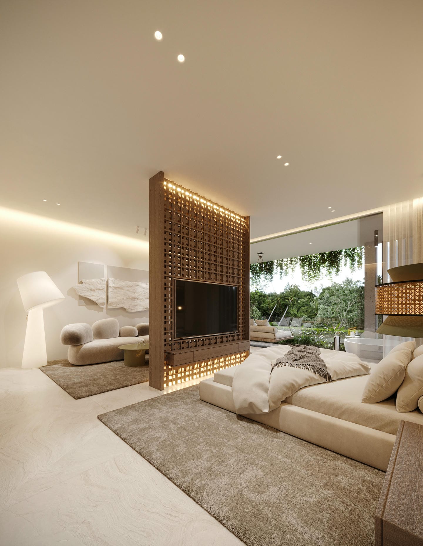 MODERN TROPICAL DESIGN 1 BEDROOM APARTMENT FOR SALE LEASEHOLD IN UBUD BE-1350 